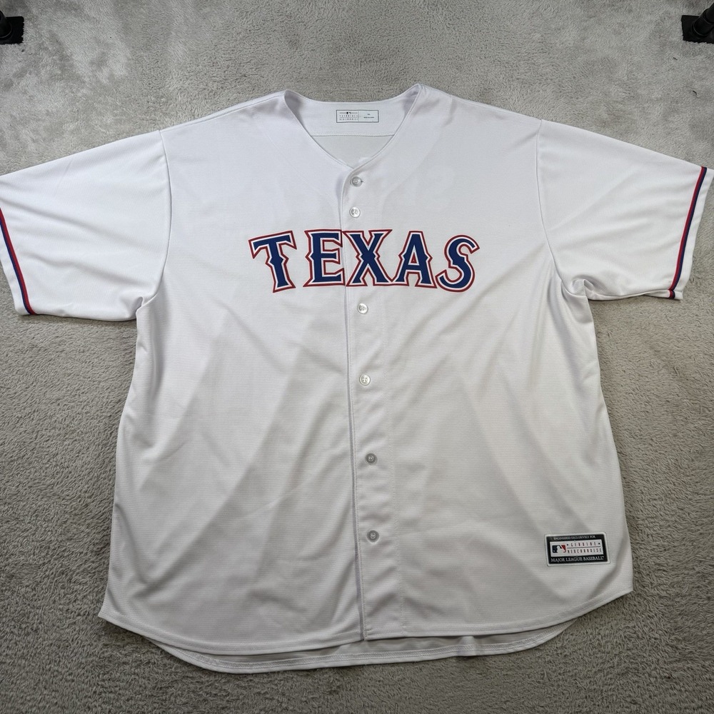 Texas Rangers Corey Seager Jersey Mens 3XL White #5 MLB Baseball